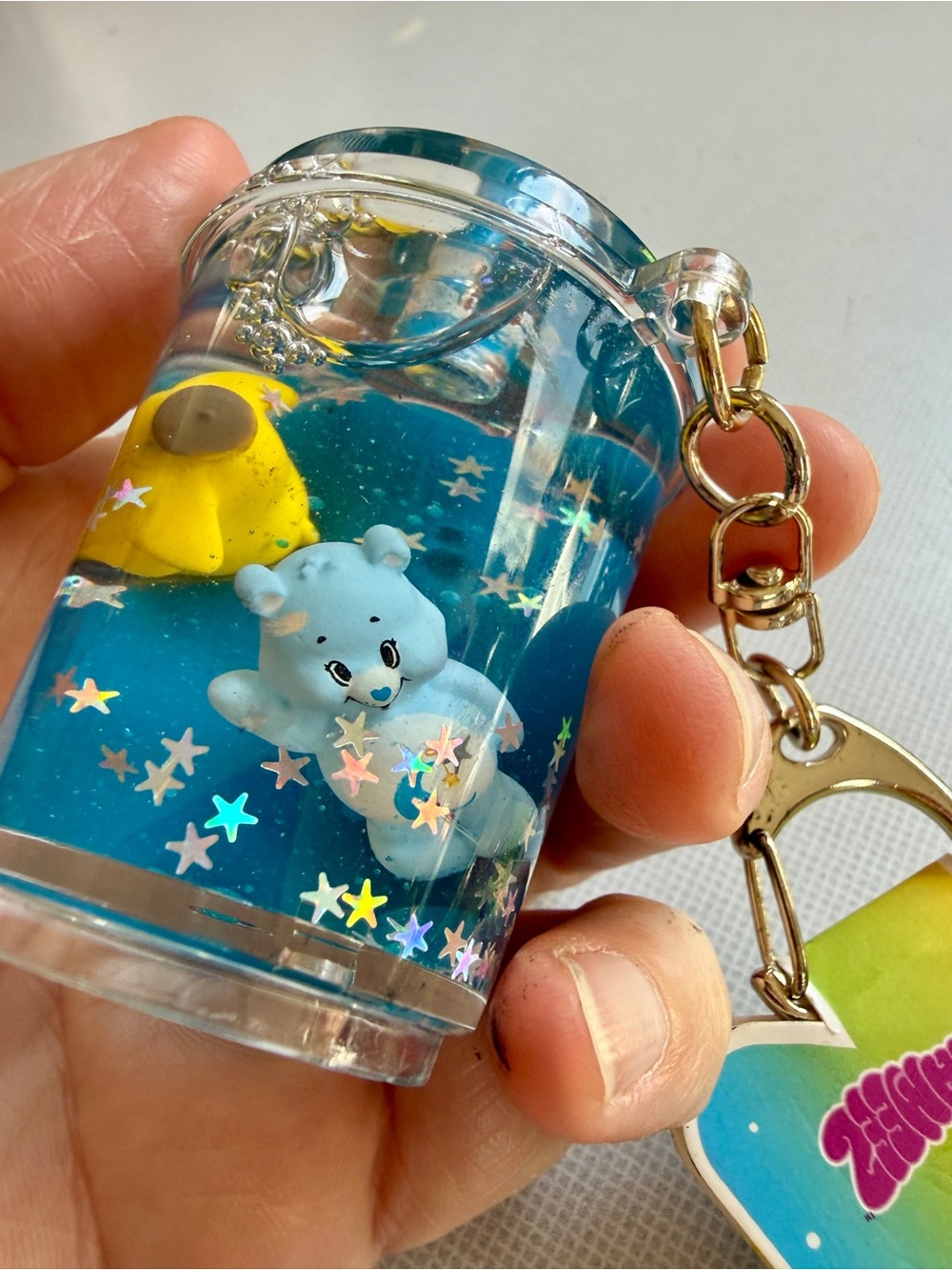 Tsunameez Hello Kitty & Friends Blue Cup Keychain Care Bears Pompompurin NWT - Picture 3 of 7